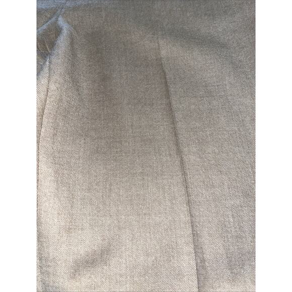 Theory Women’s Tailor Trouser C Sleek Flannel Beige Wool Dress Crop Pants Sz 6 - Picture 2 of 7